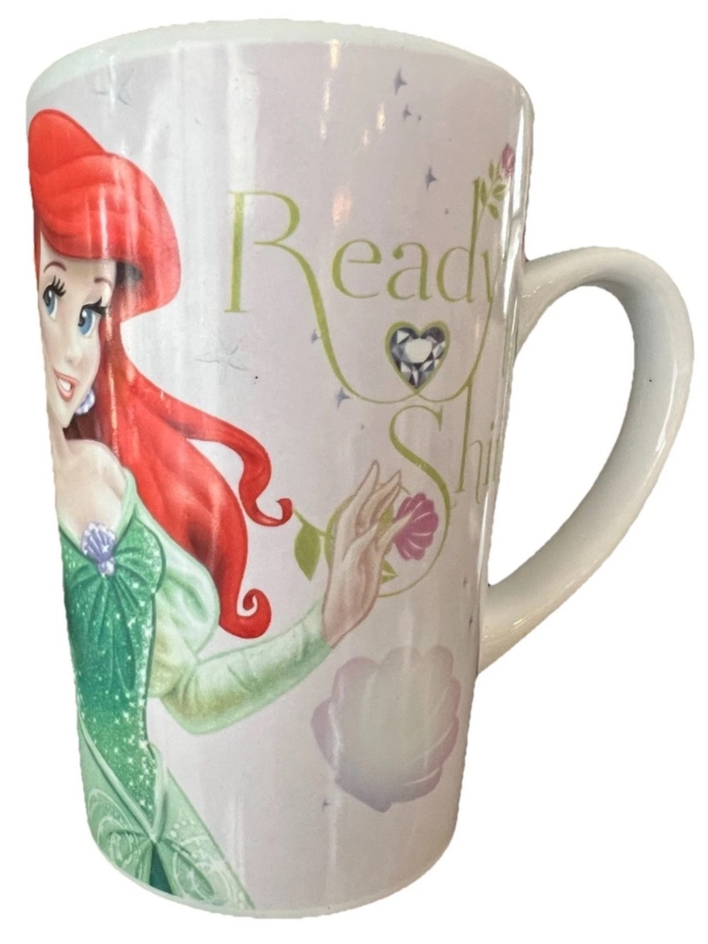 Disney Princess Ariel The Little Mermaid Ready to Shine Ceramic Latte Tall Mug